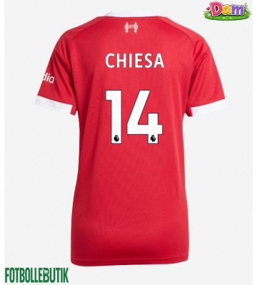 Liverpool Federico Chiesa #14 Hemmatröja Kvinnor 2025-26 Kortärmad